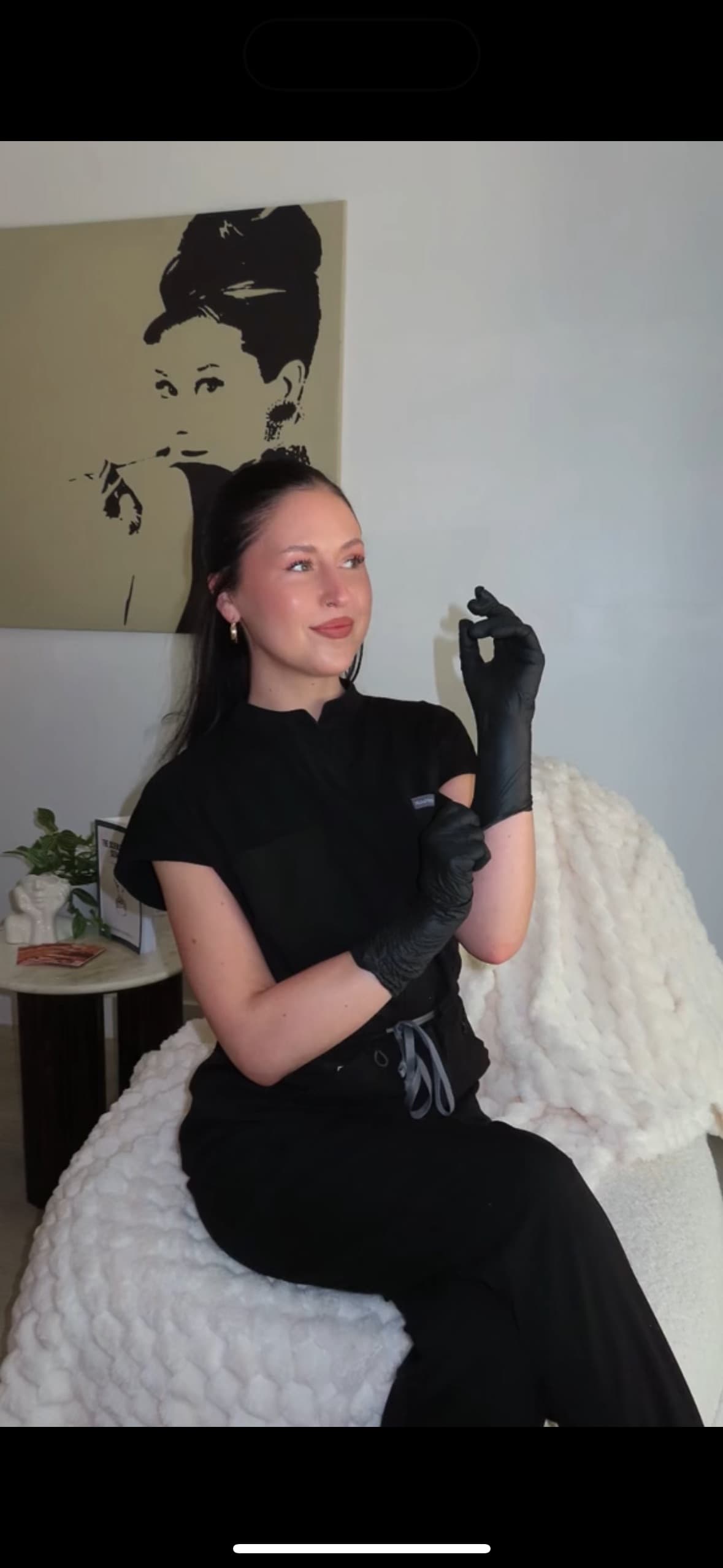 Kylie, licensed esthetician and founder of Aurora Skin Co.